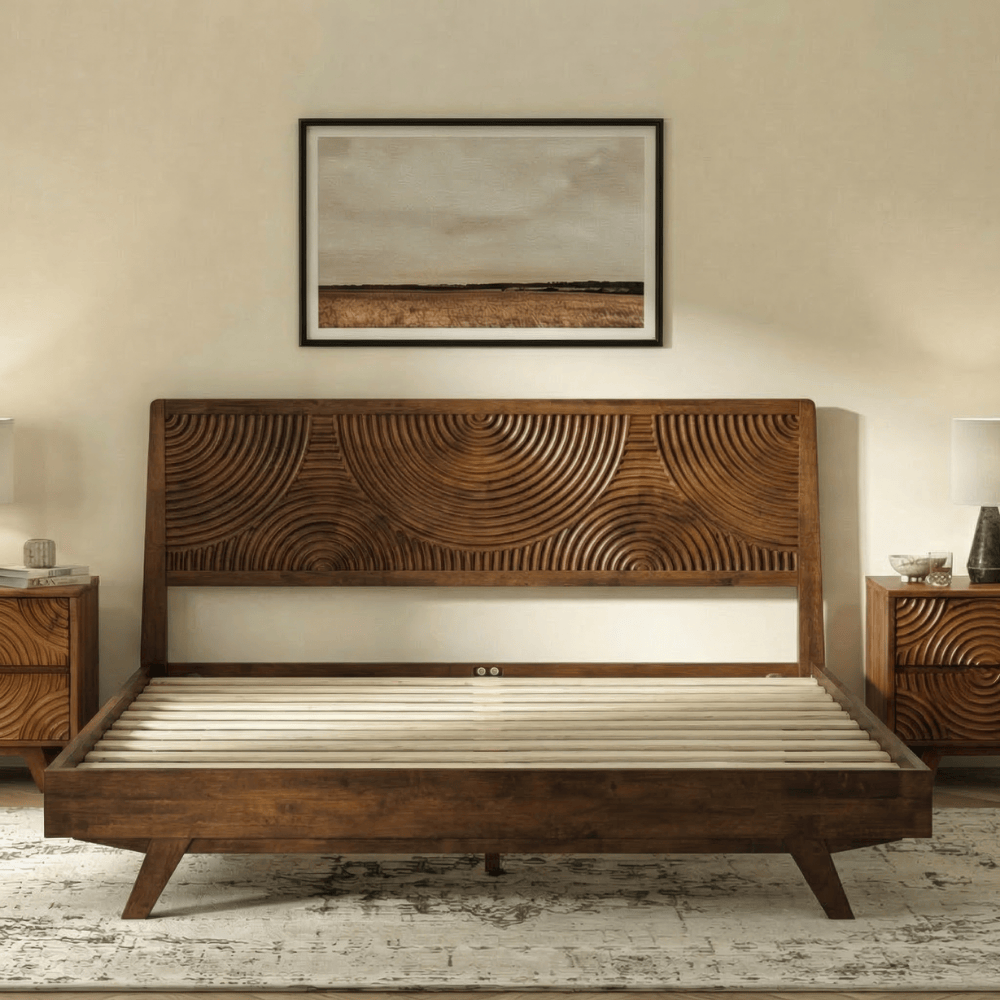 The Halden Solid Wood Bed Frame