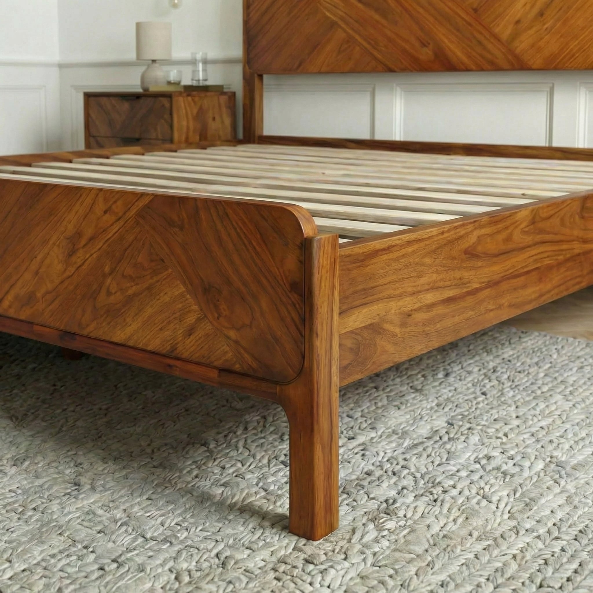 The Beckett Solid Wood Bed Frame
