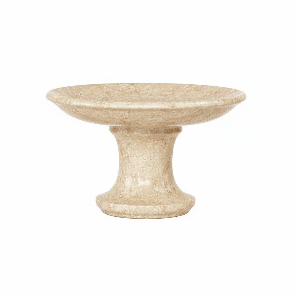 NEW Marble Serving Tray on a Stand - Anthracite Black