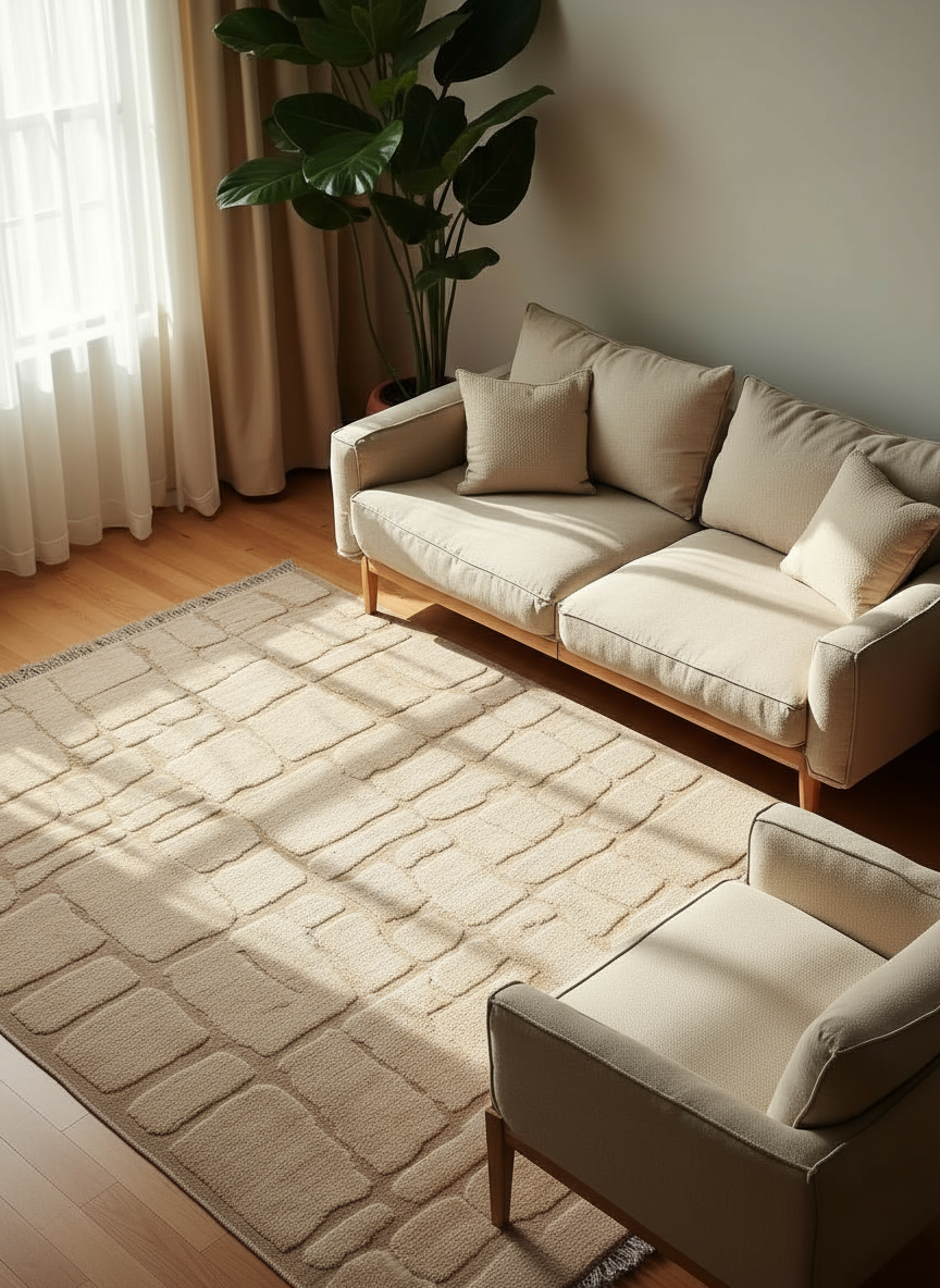 Satori Hand Knotted Rug Sample - 30 x 30 cm