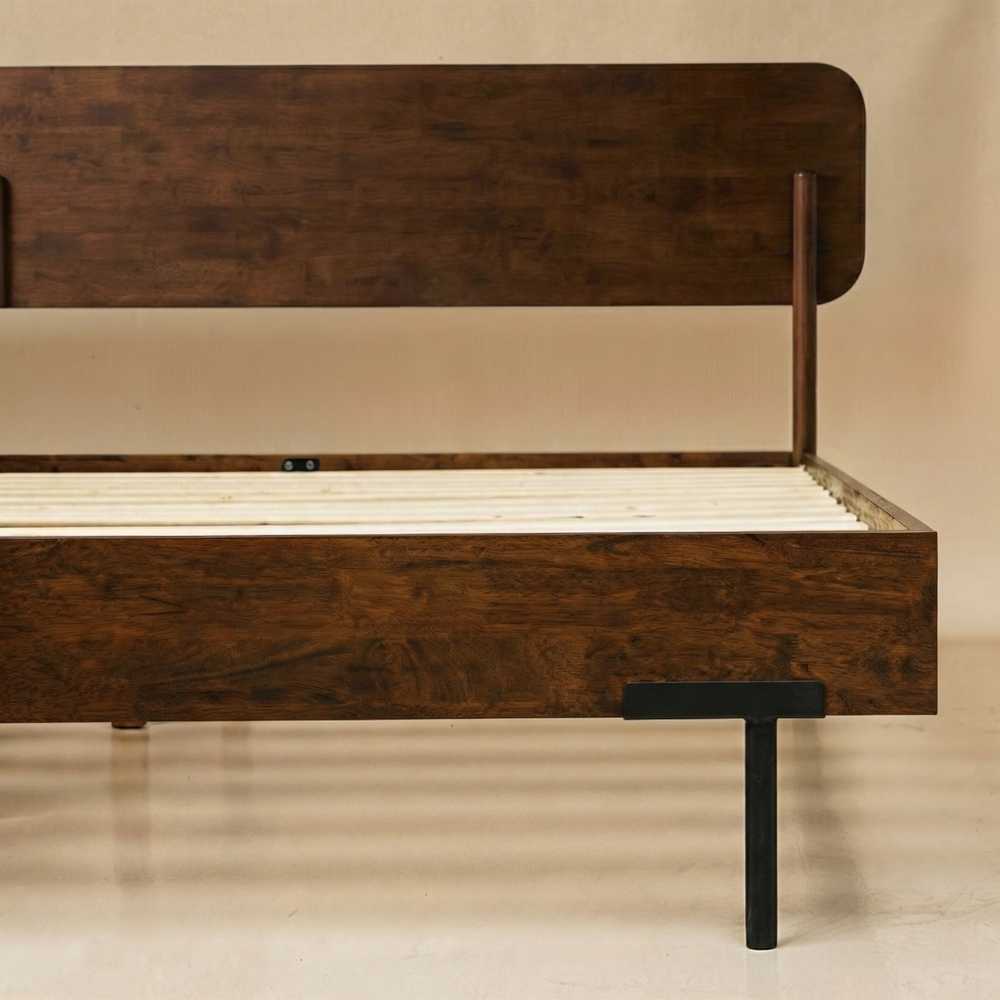 The Farrow Solid Wood Bed Frame