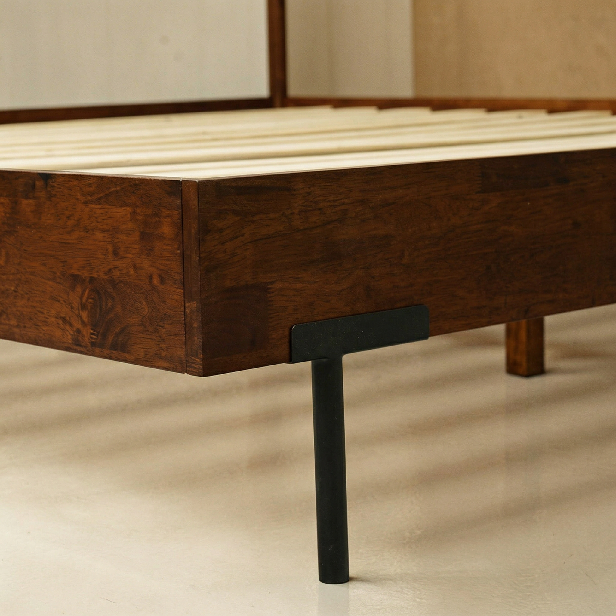 The Farrow Solid Wood Bed Frame