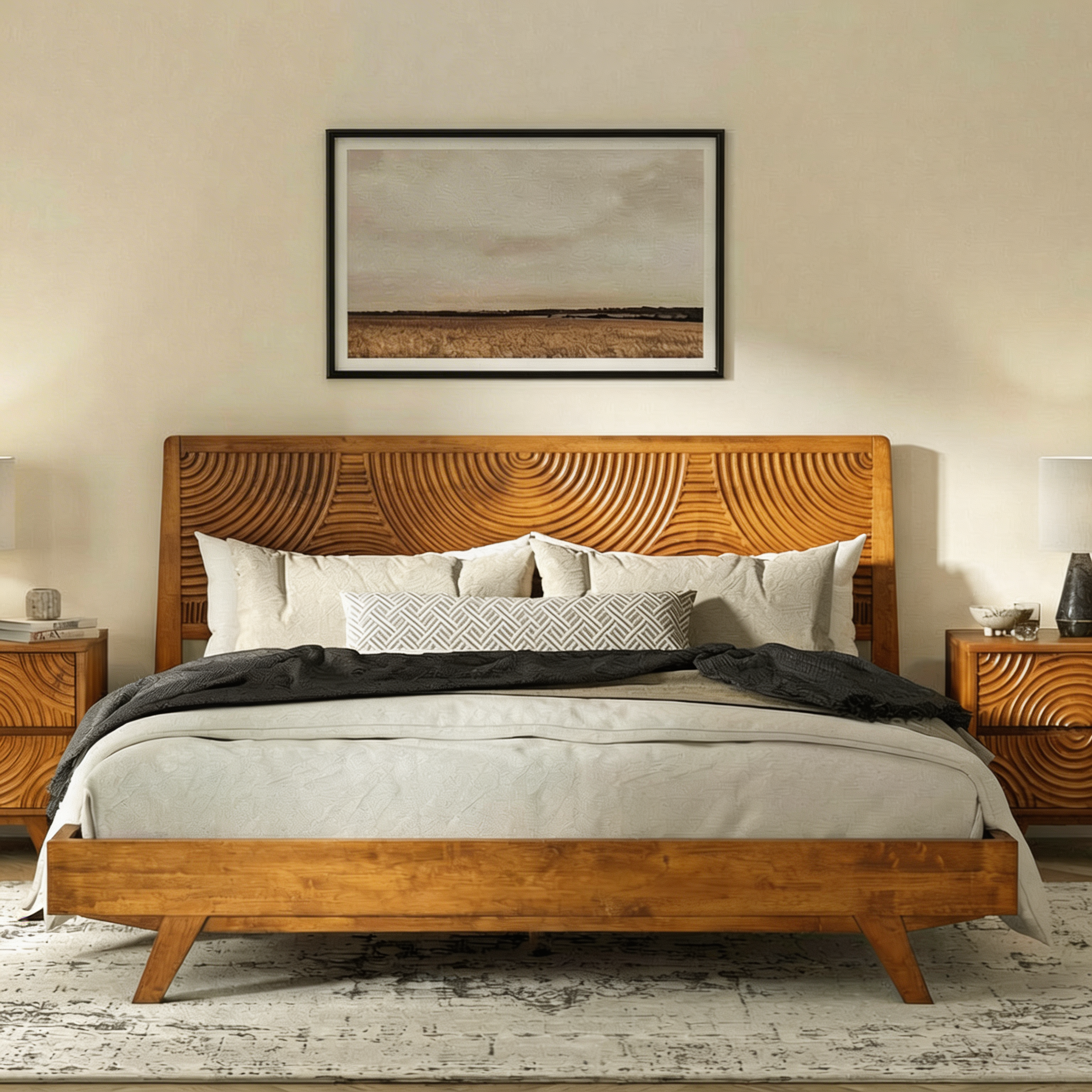 The Halden Solid Wood Bed Frame