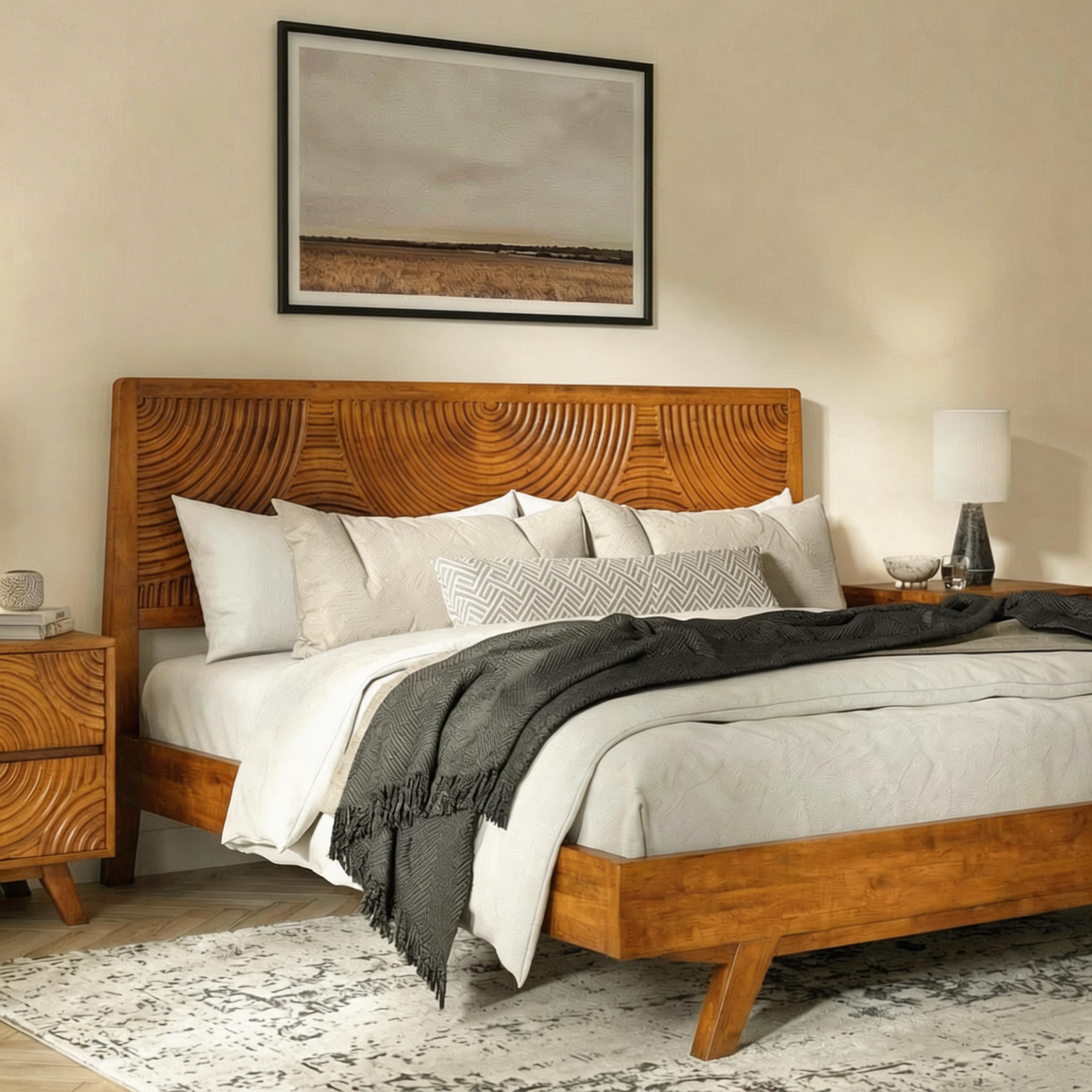 The Halden Solid Wood Bed Frame