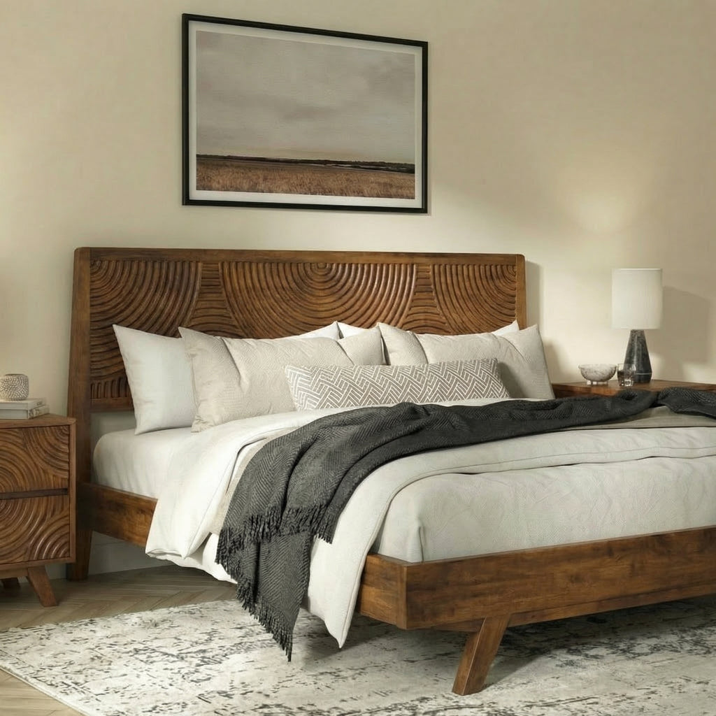 The Halden Solid Wood Bed Frame