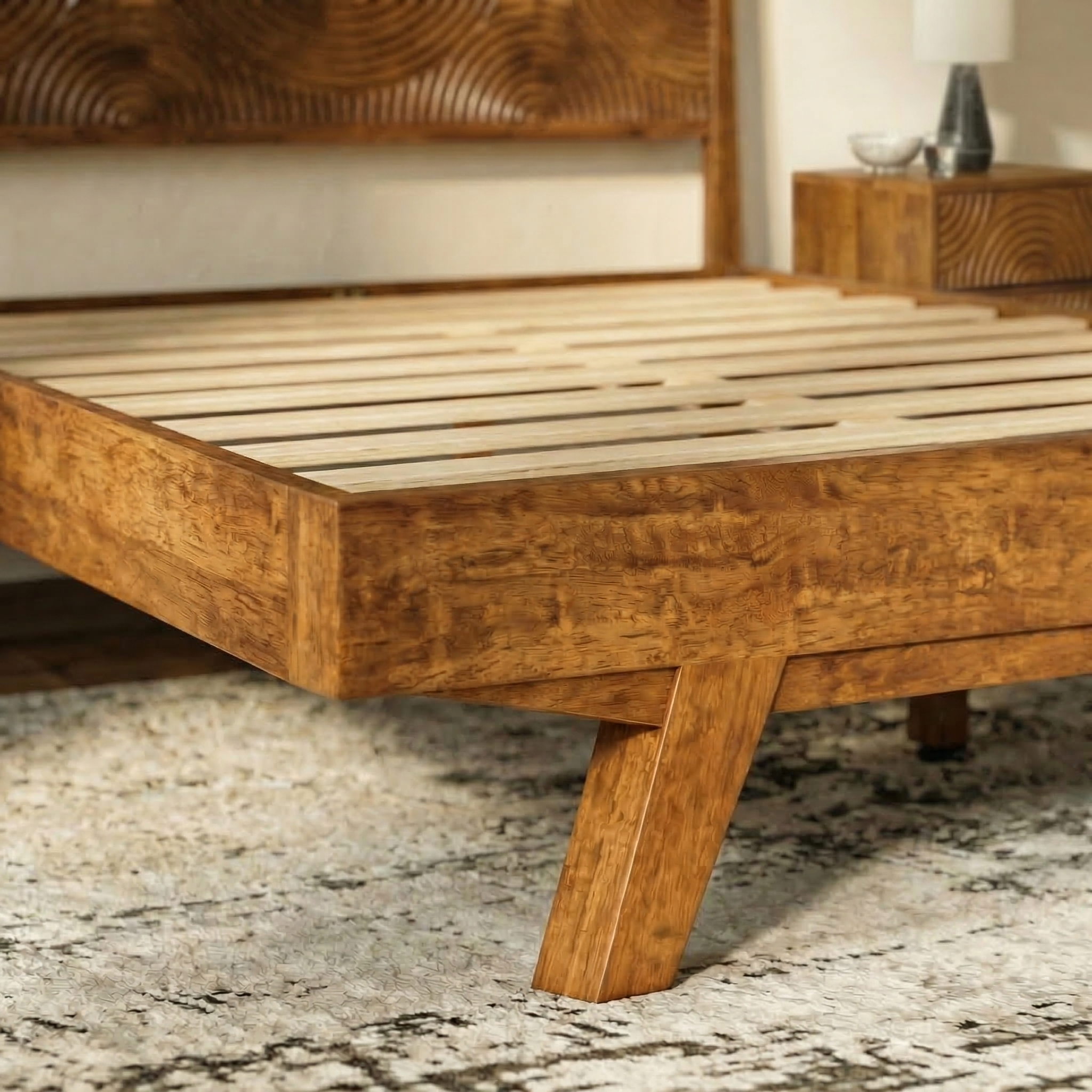 The Halden Solid Wood Bed Frame
