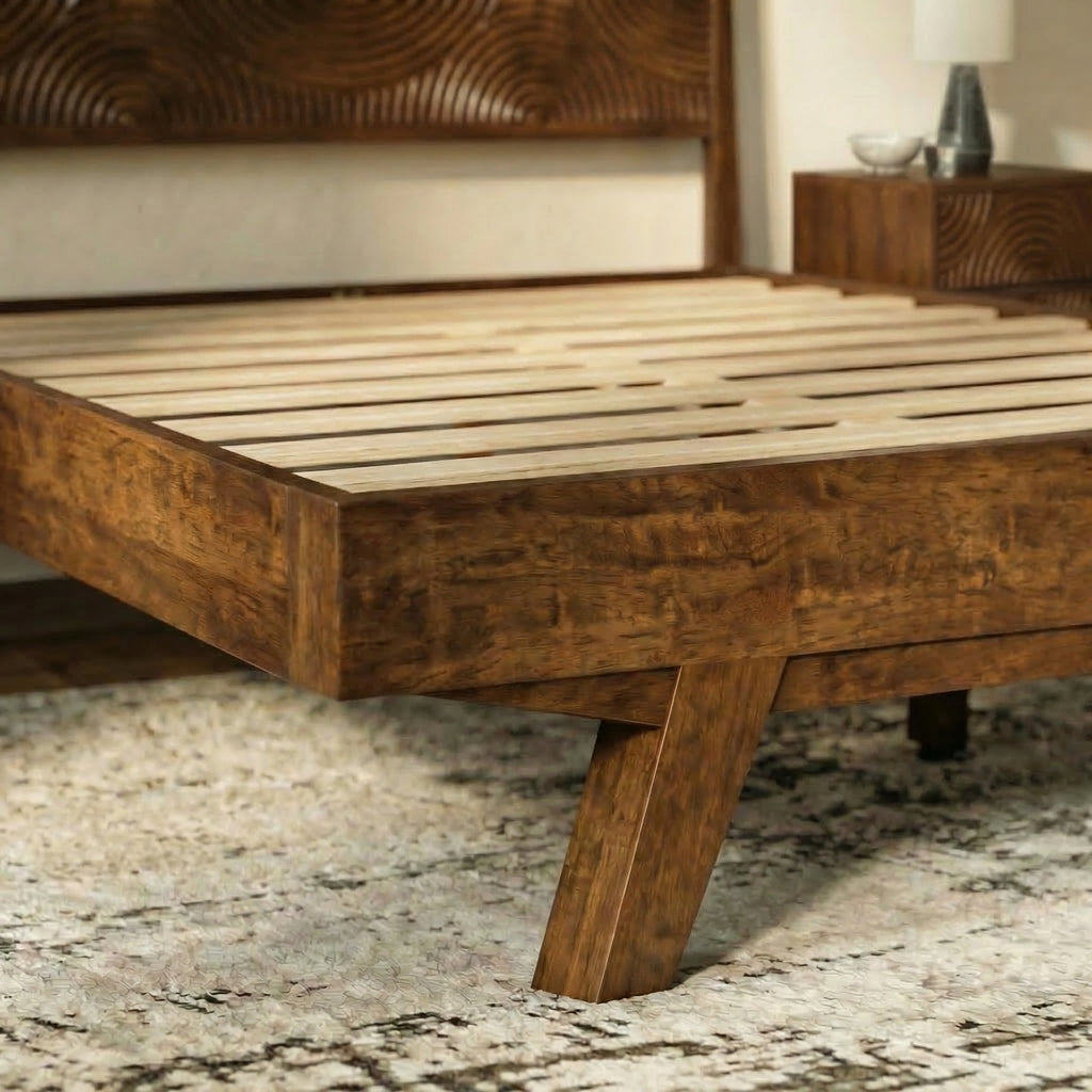 The Halden Solid Wood Bed Frame