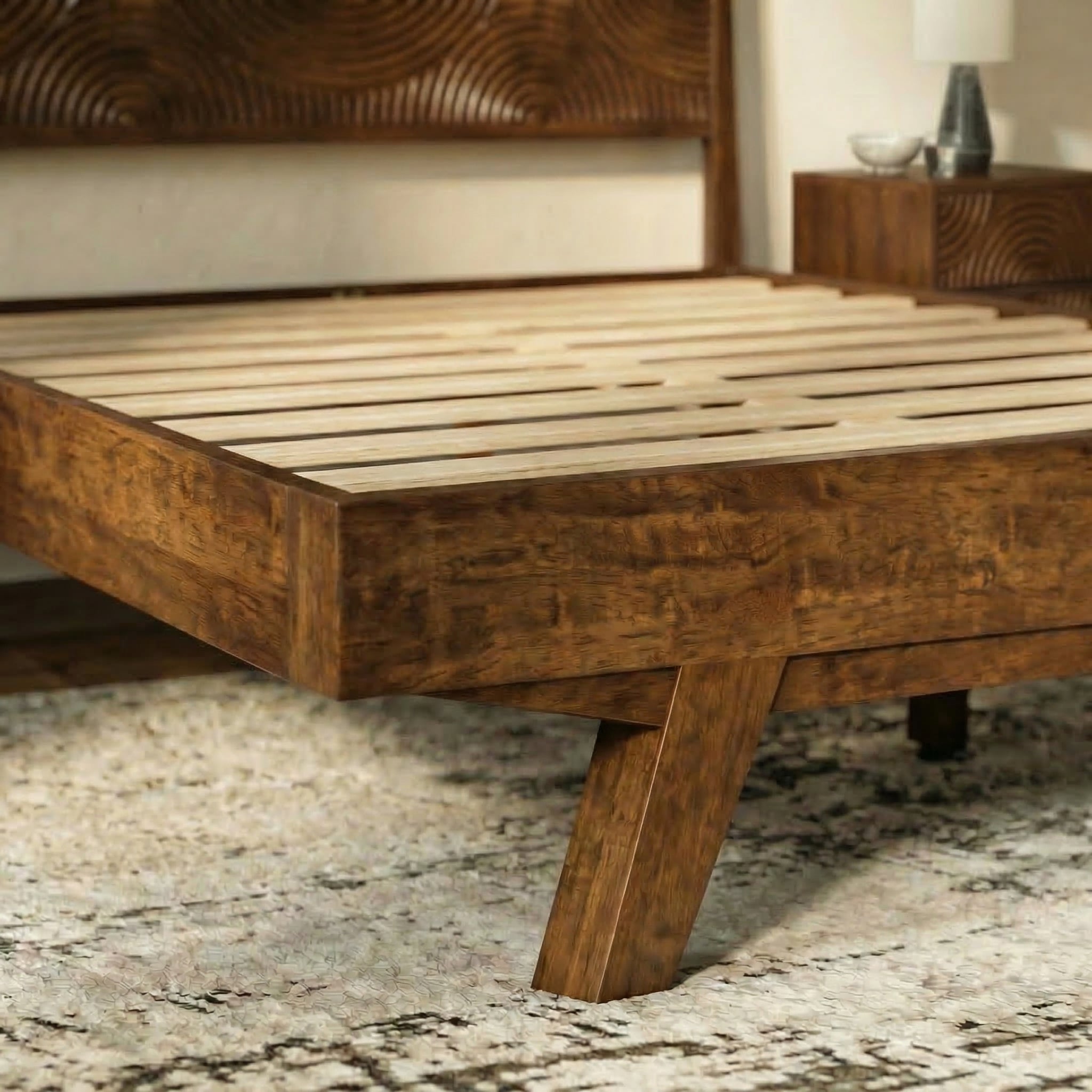 The Halden Solid Wood Bed Frame