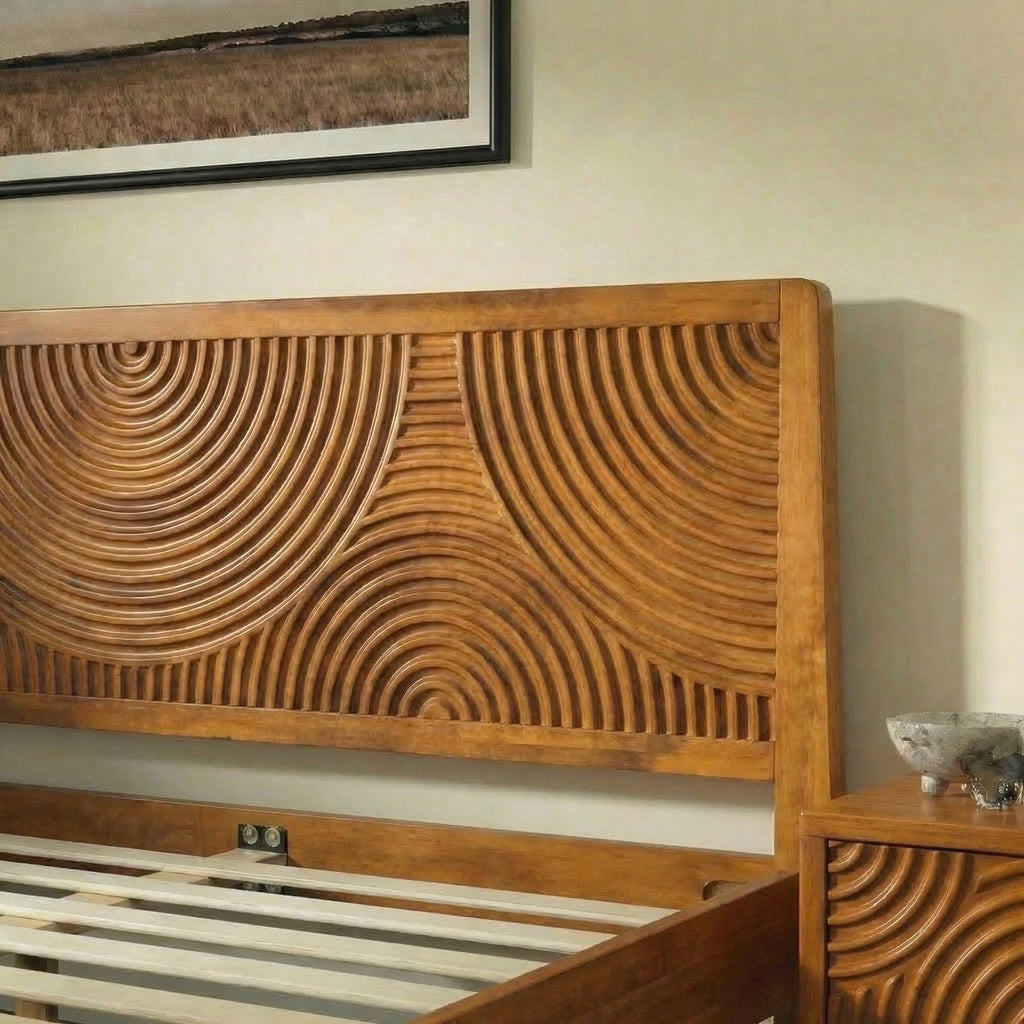 The Halden Solid Wood Bed Frame