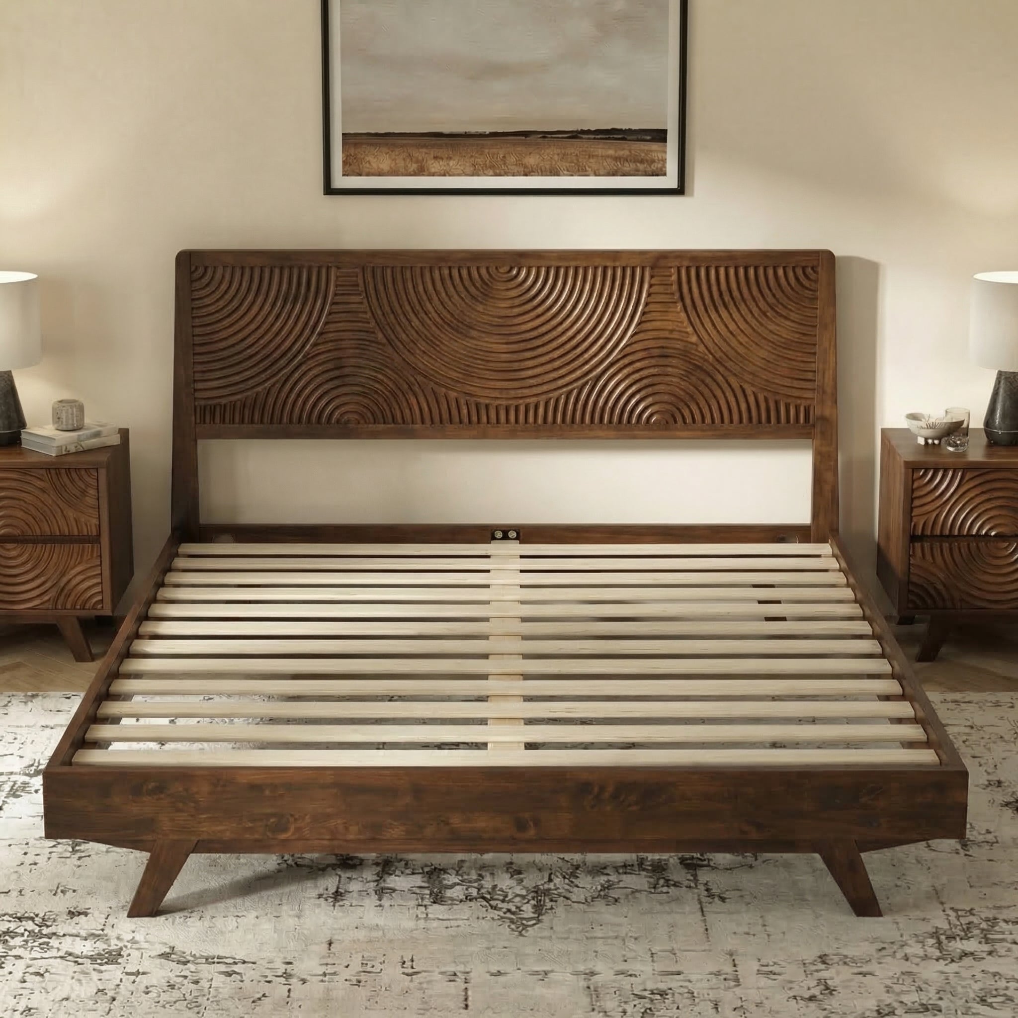 The Halden Solid Wood Bed Frame