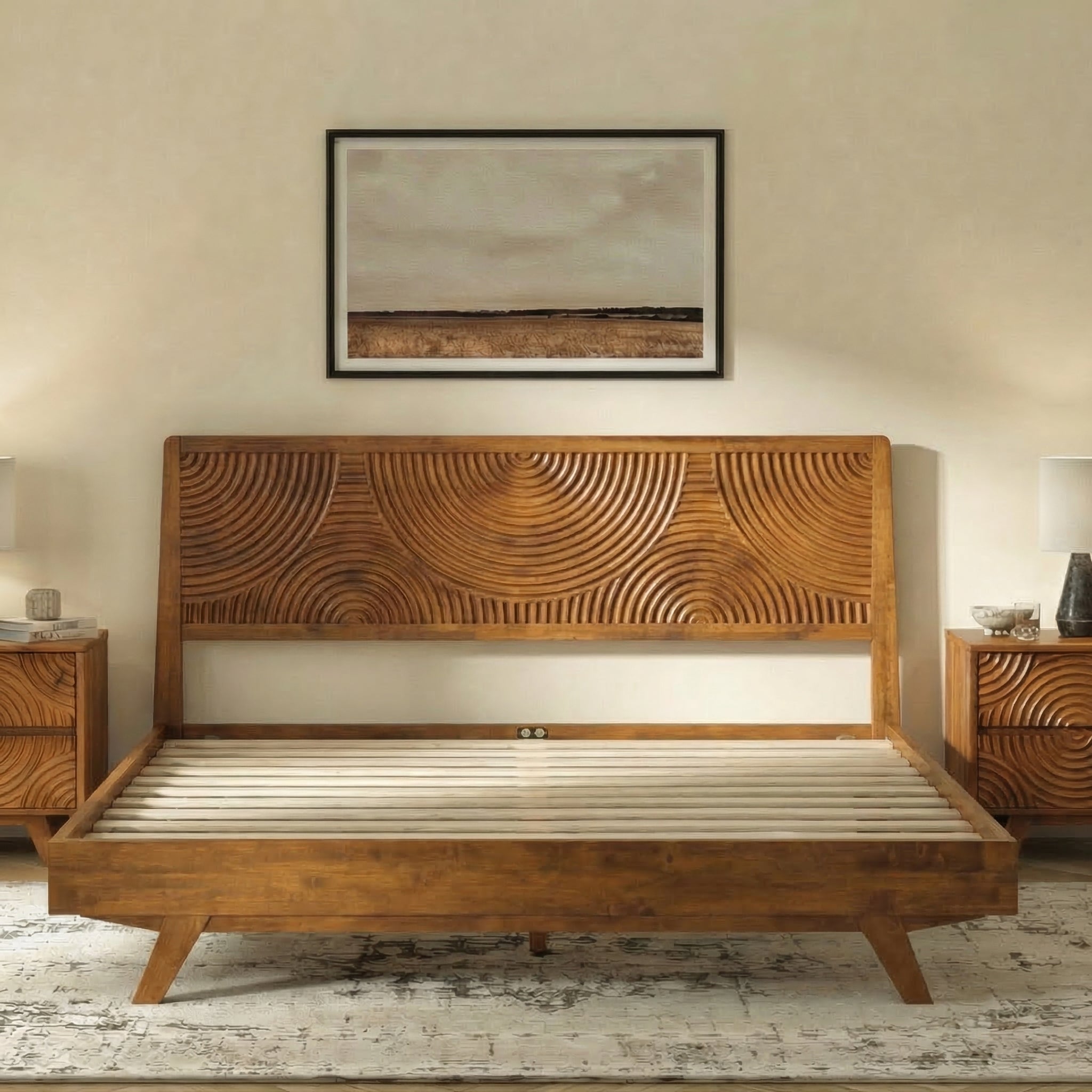 The Halden Solid Wood Bed Frame