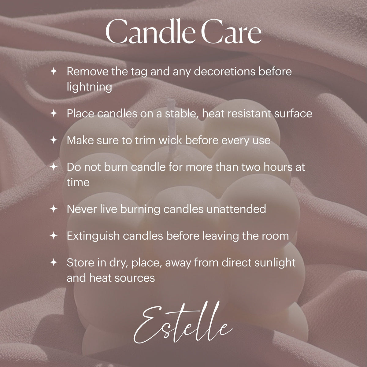 Handmade Soy Lotus Candle: Sculptural Home Decor Gift