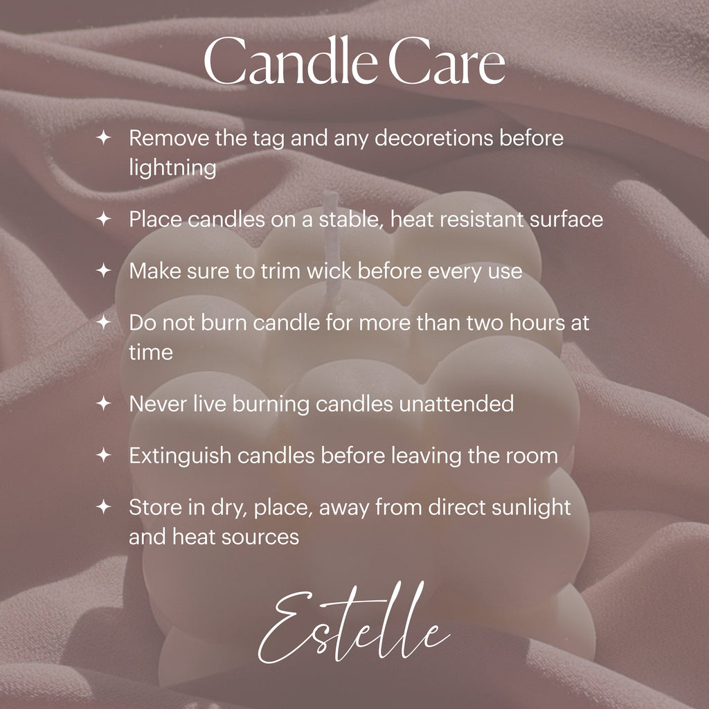 Dotted Soy Wax Ball Candle | Home Decor