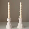 Wedding Dress Candlestick Holder: Jesmonite Table Decor