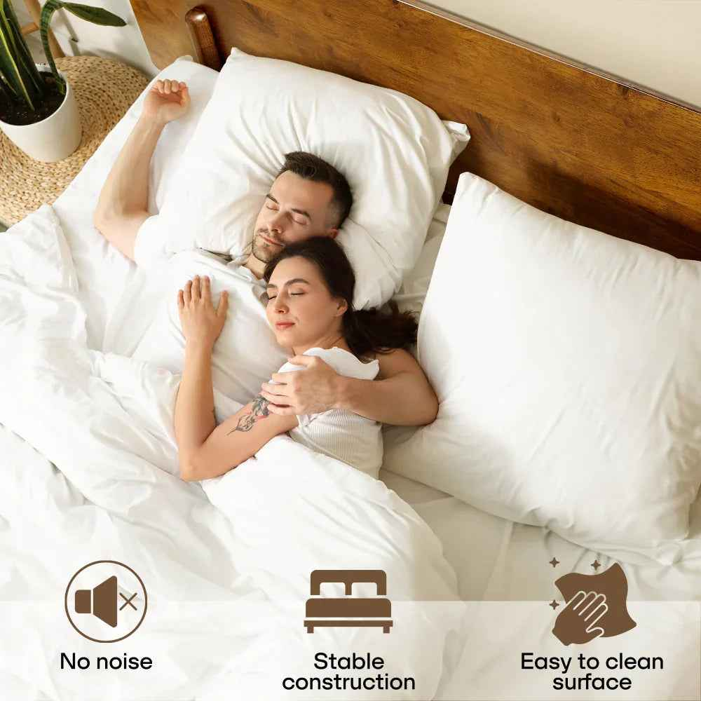 The Farrow Solid Wood Bed Frame