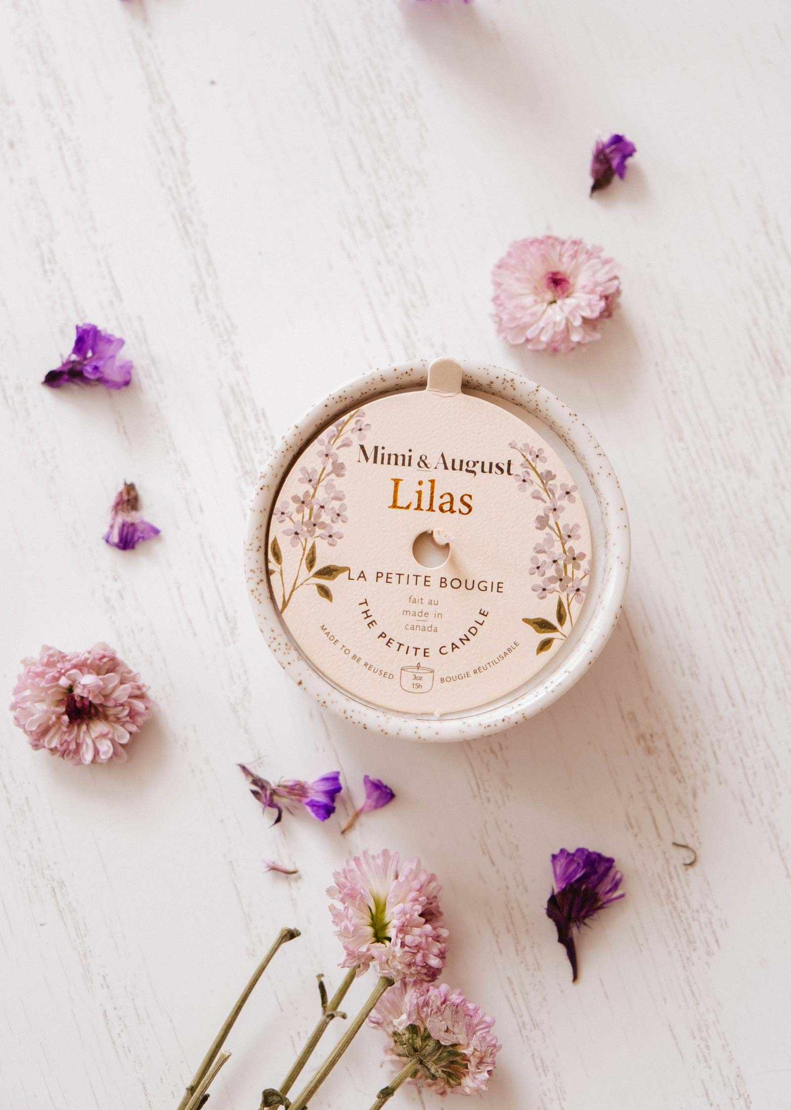 The Lilac Reusable Soy Candle