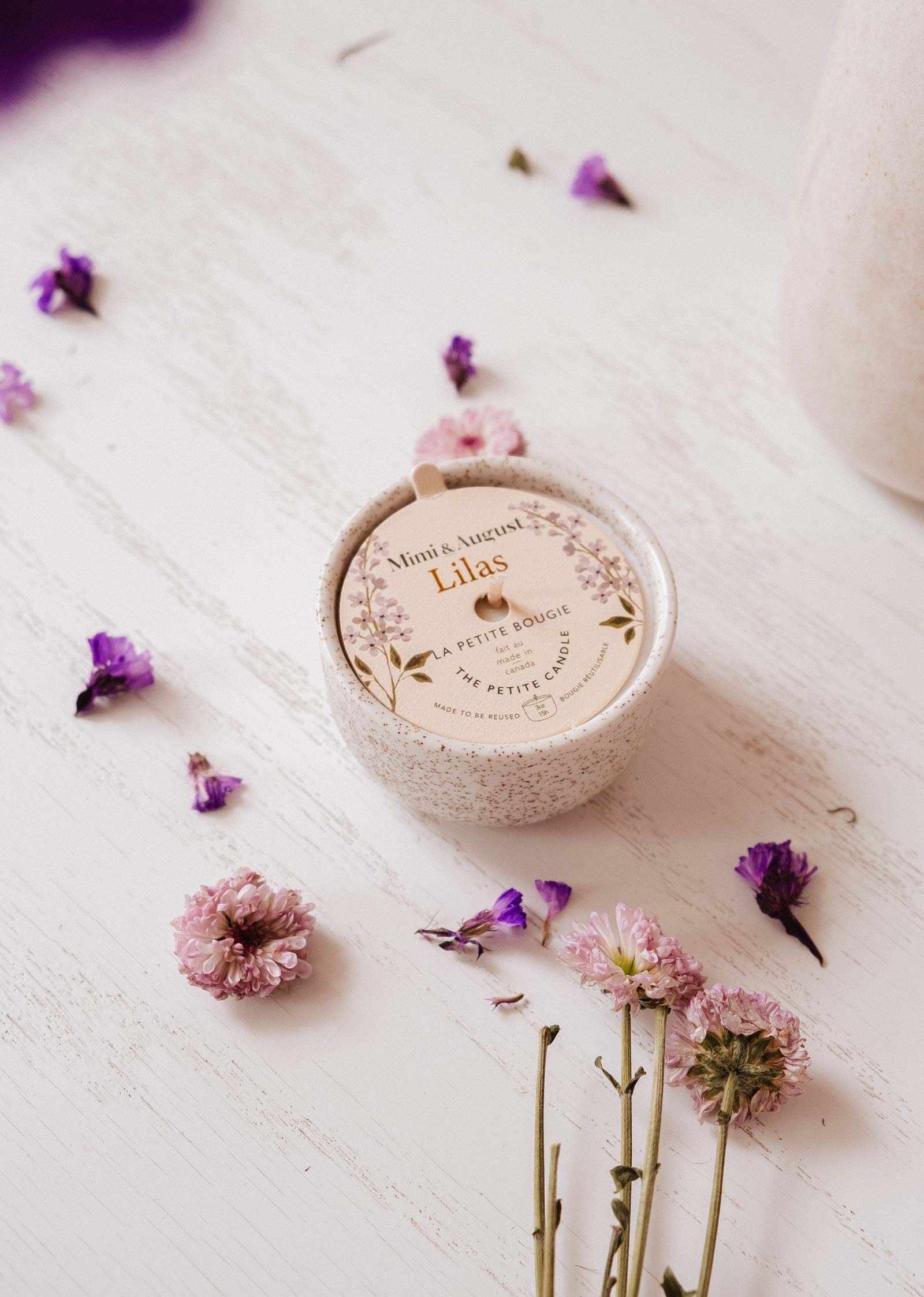 The Lilac Reusable Soy Candle