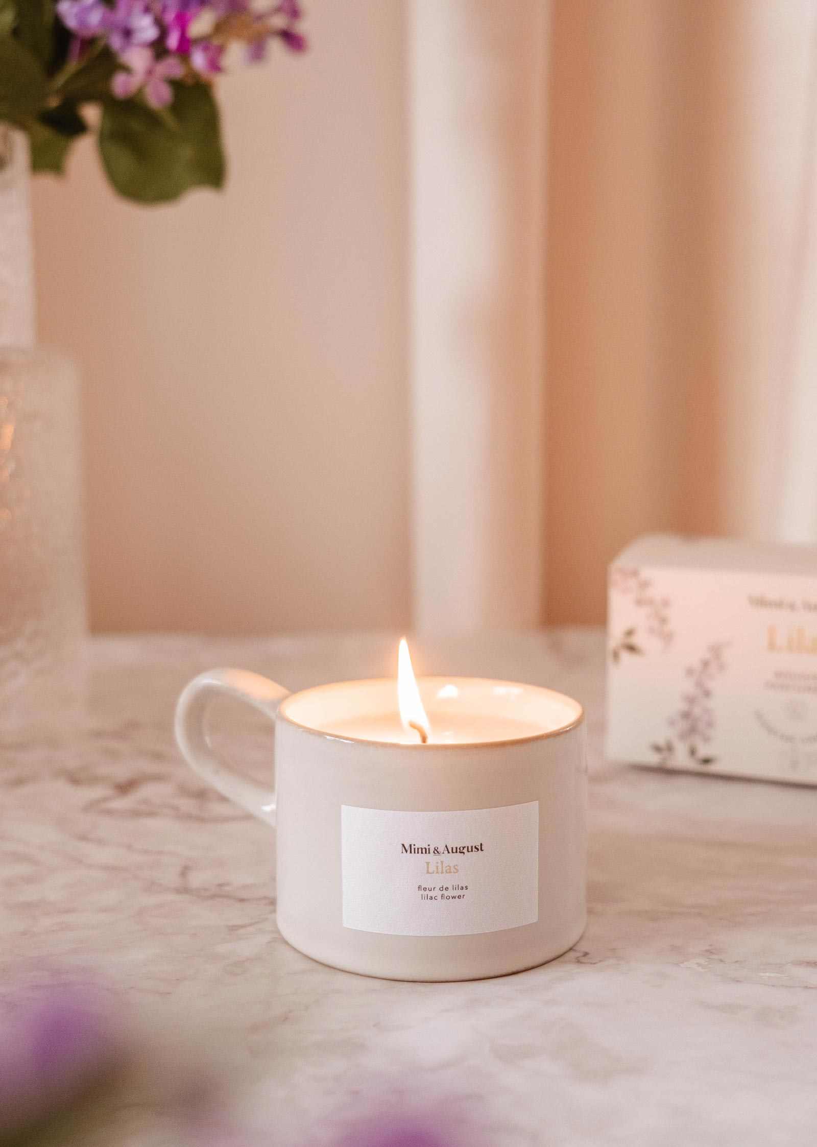 The Lilac Reusable Soy Candle