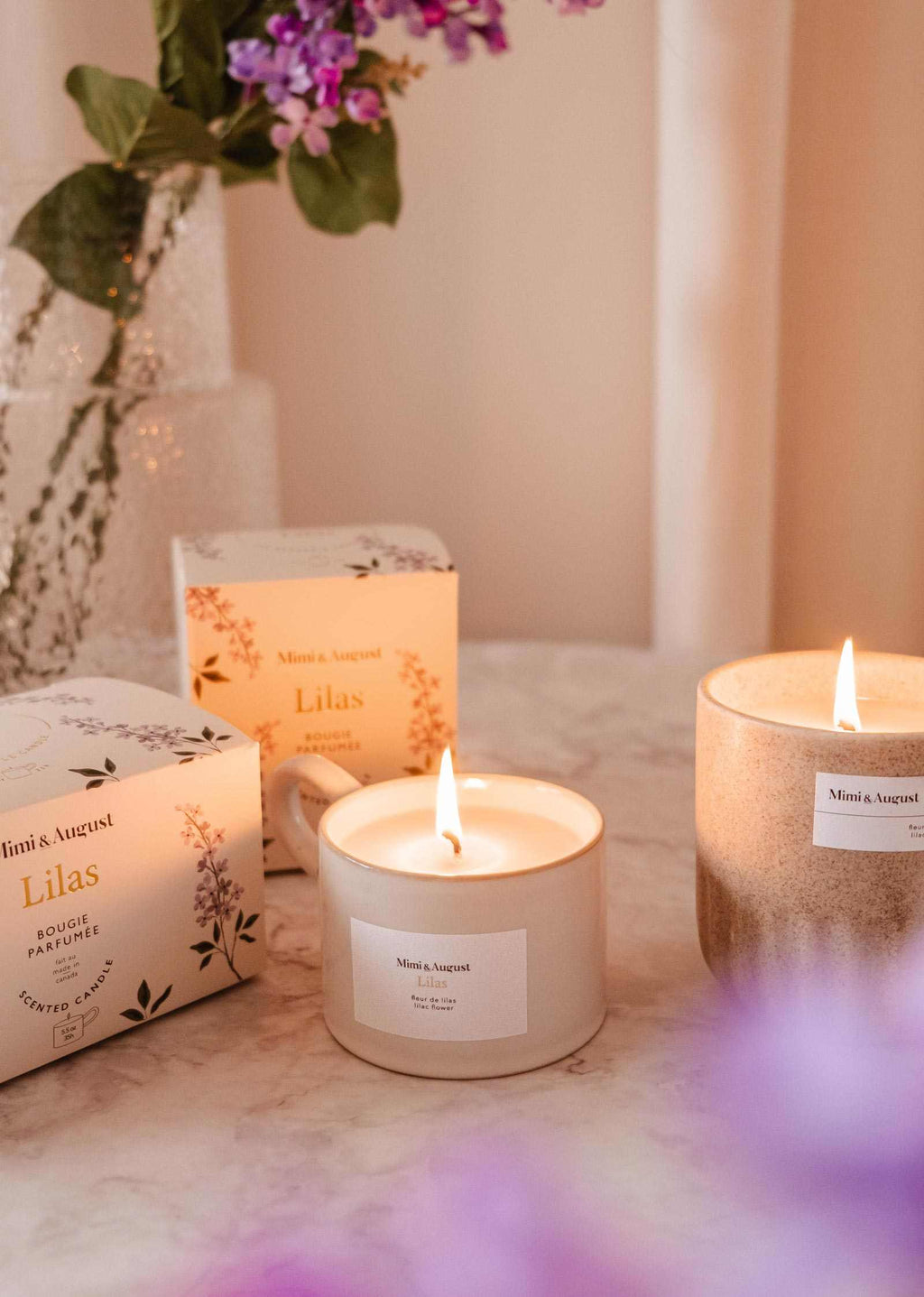 The Lilac Reusable Soy Candle