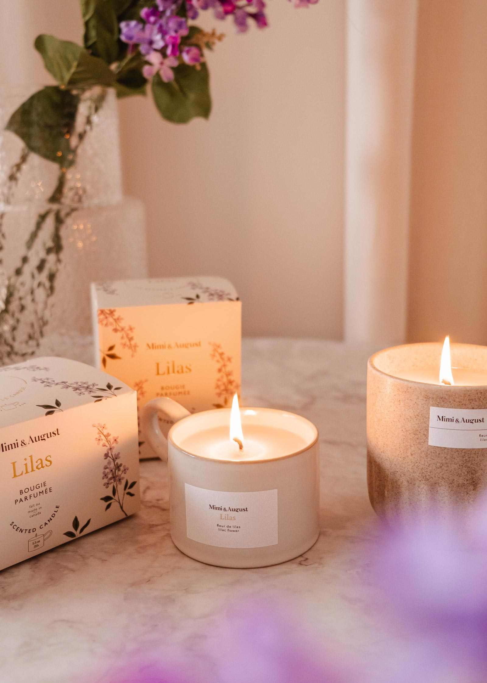 The Lilac Reusable Soy Candle