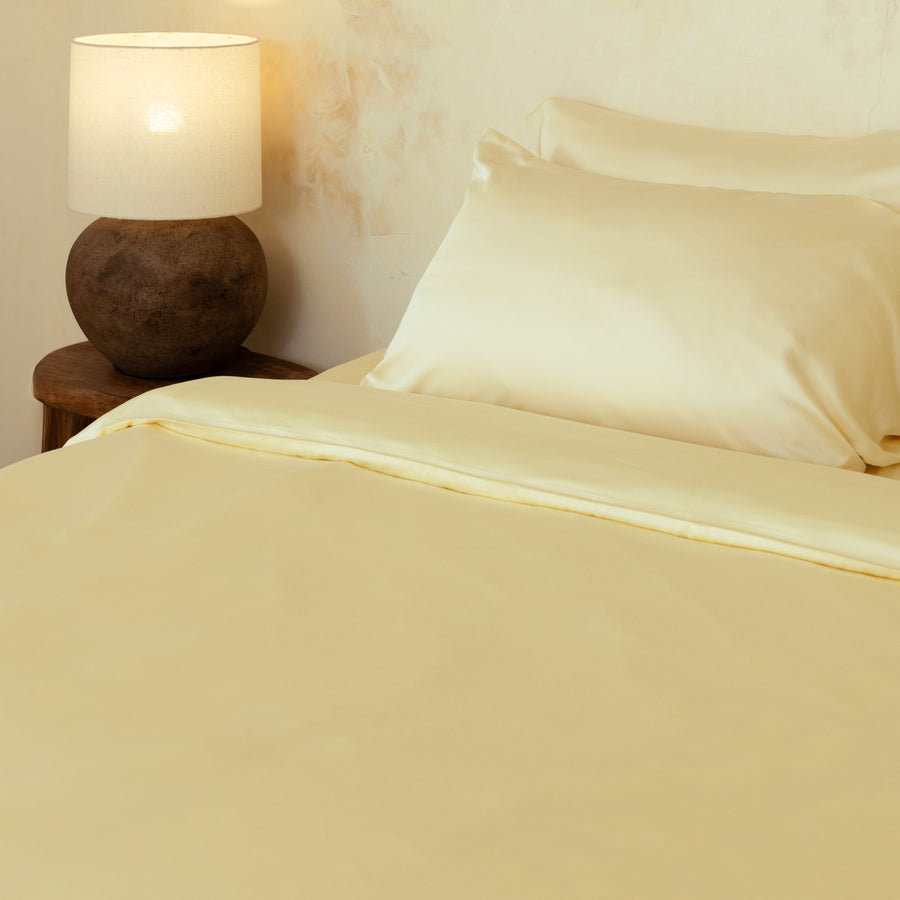 Organic Bamboo Sateen Bed Sheet Set