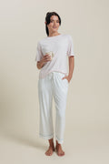 Sleepwear Set <br/>Bamboo T-Shirt & Cropped Pants Set