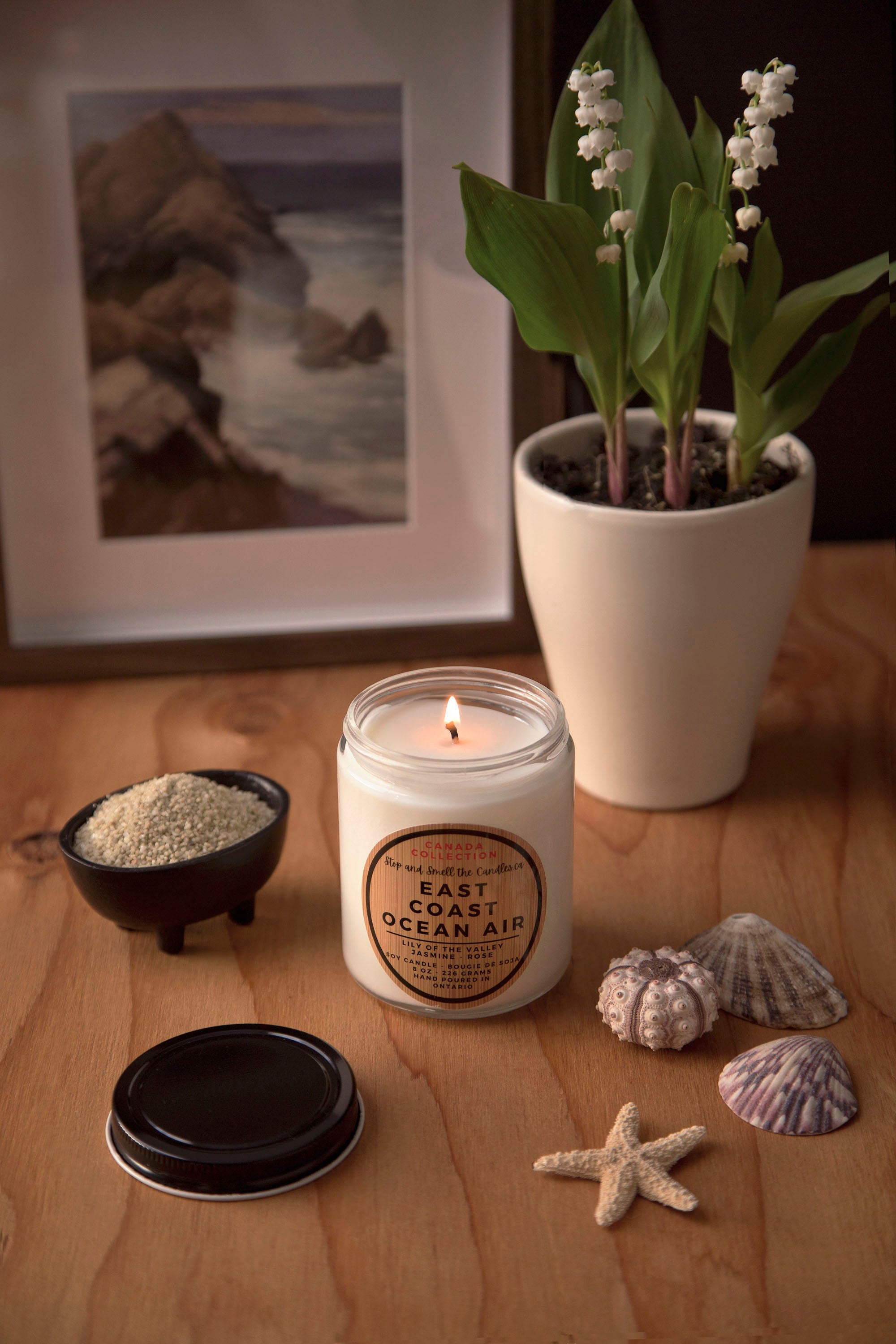 East Coast Ocean Air Soy Candle - 8 oz
