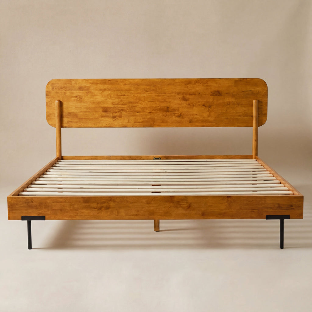 The Farrow Solid Wood Bed Frame