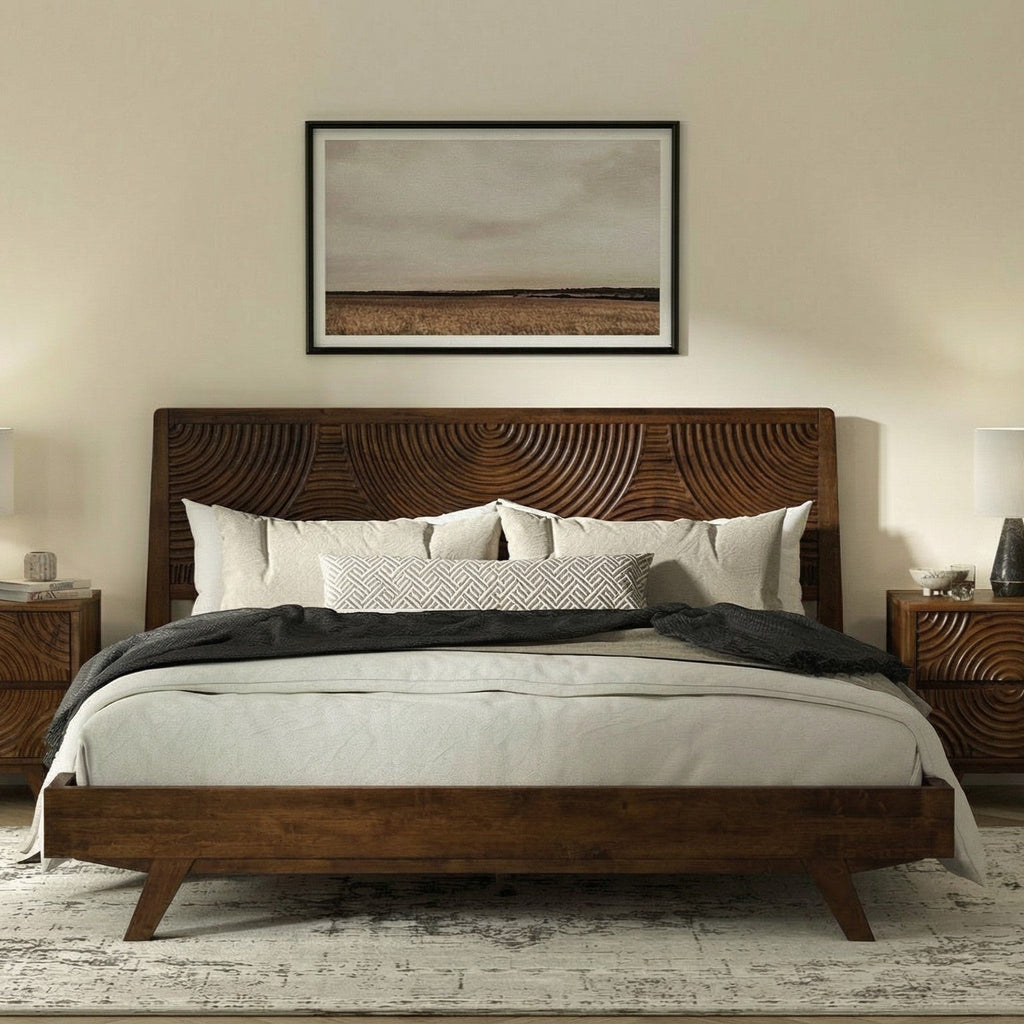 The Halden Solid Wood Bed Frame