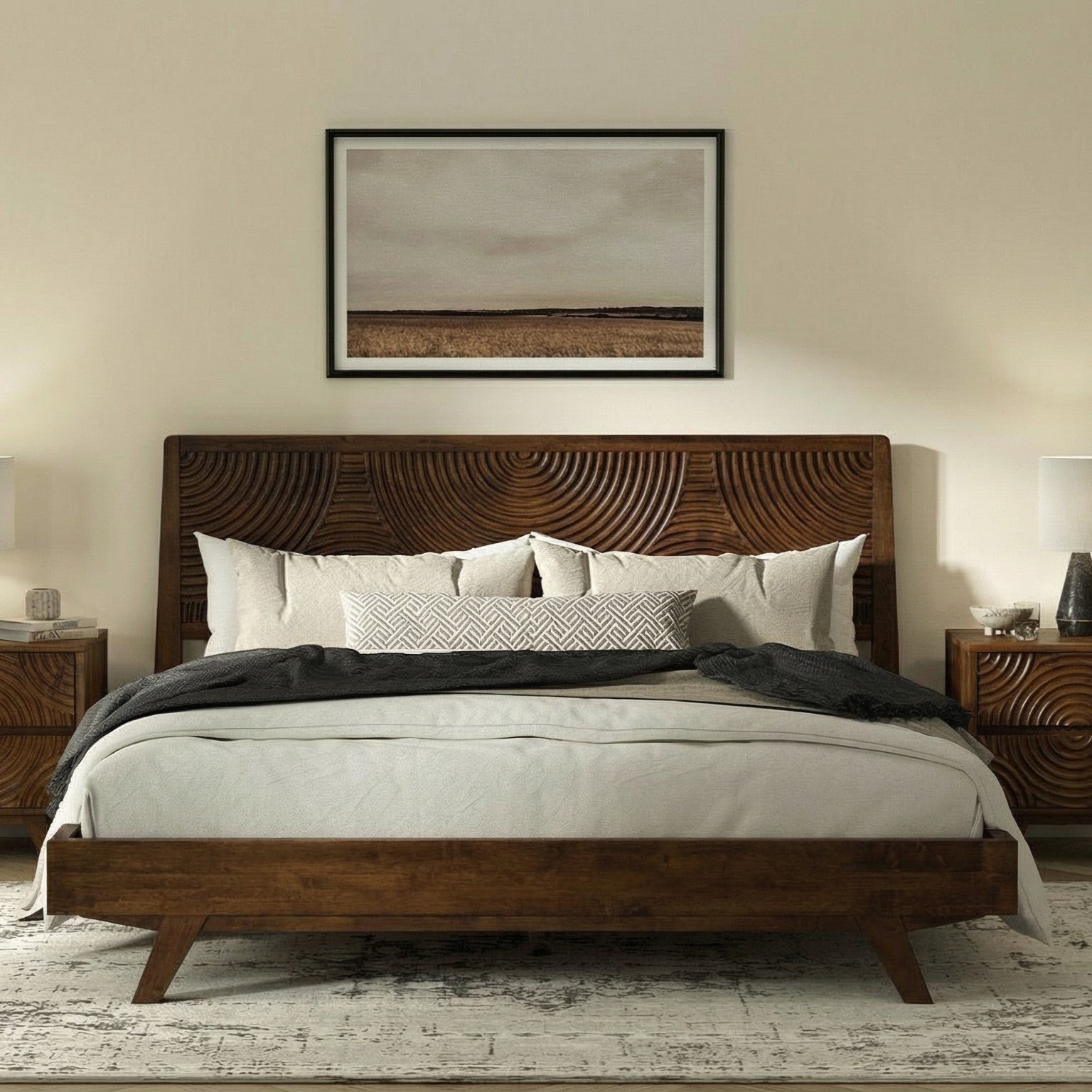 The Halden Solid Wood Bed Frame